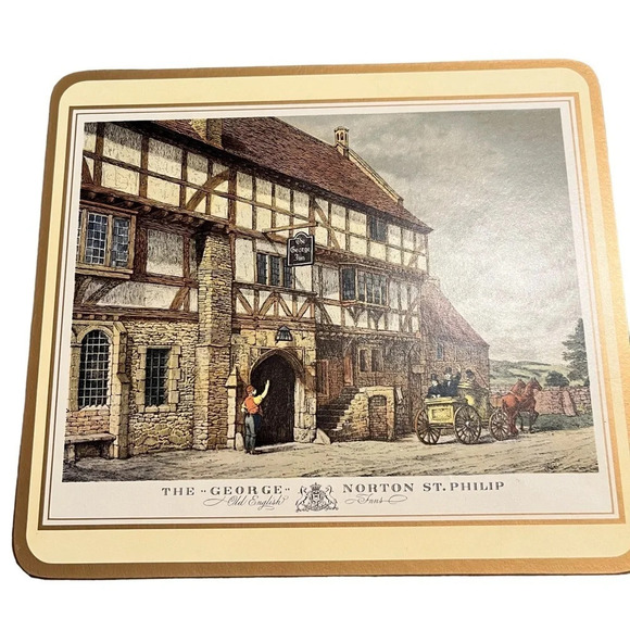 Vintage Pimpernel Place Mats in Box Unused 6 English Pubs - Picture 9 of 13